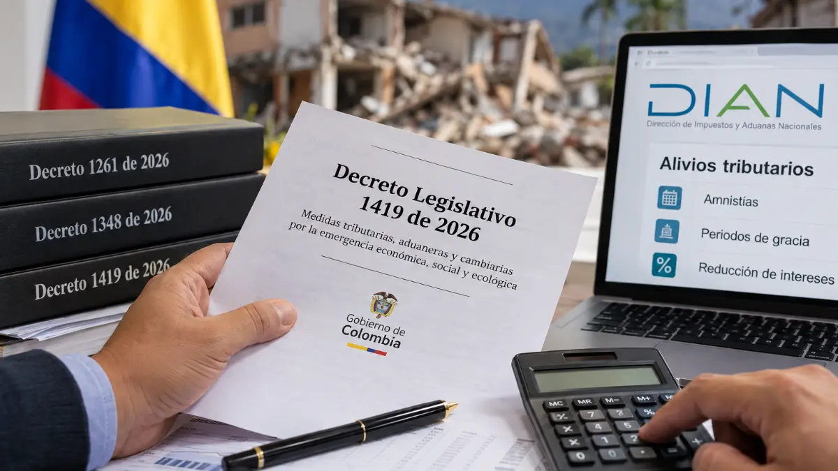 blog Alerta tributaria: ¿los alivios del Decreto 1419 de 2026 realmente aplican en todo Colombia?