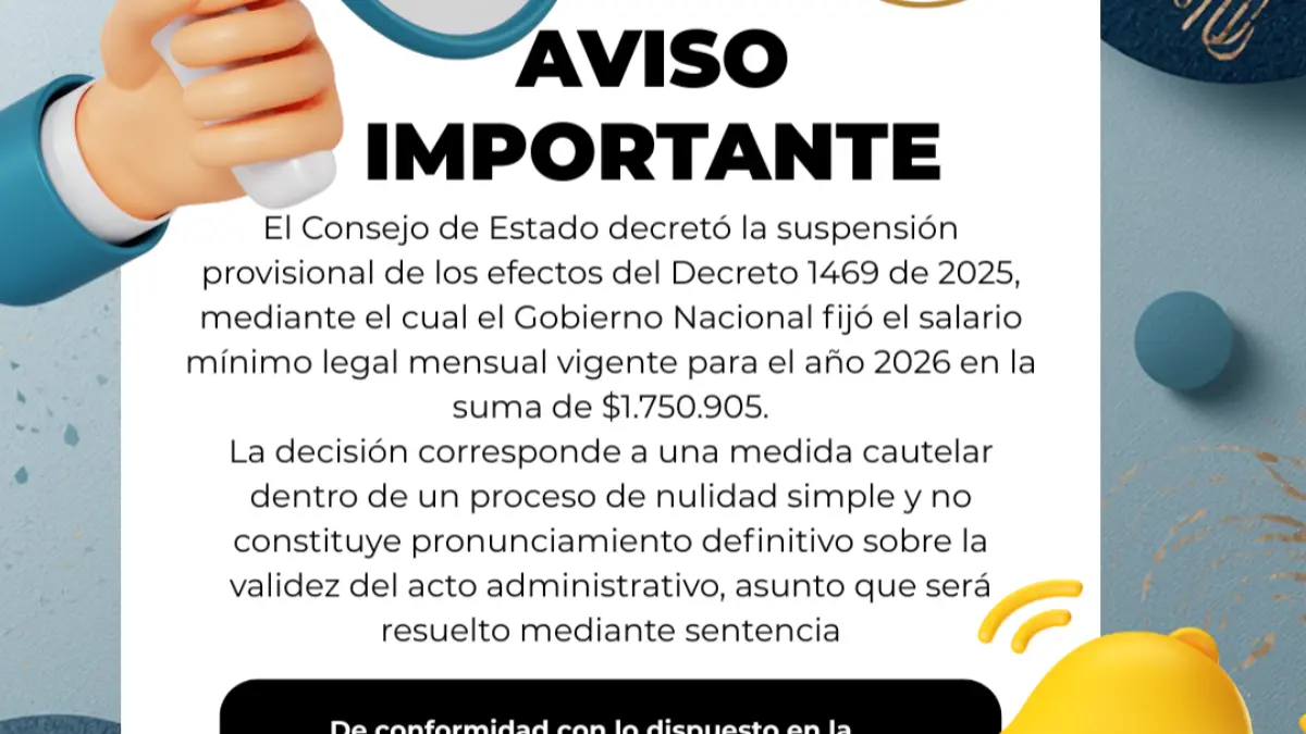 blog Suspensión provisional del Decreto 1469 de 2025